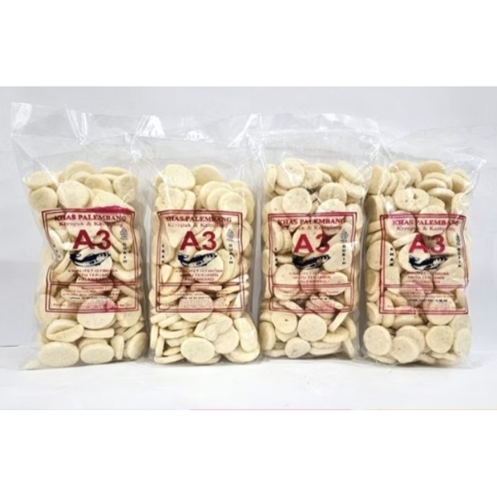 kerupuk kemplang A3 Palembang