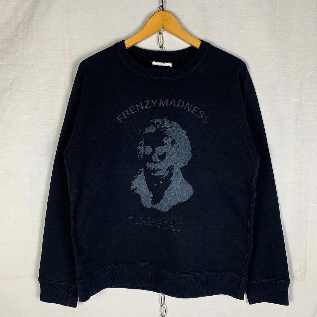 Nano Universe Japanese Brand Frennzy Madness Sweatshirt Crewneck