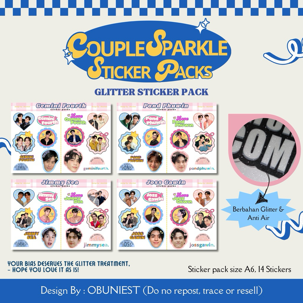 

Couple Sparkle Sticker Pack — PO!