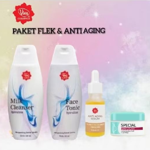 Paket Viva Flek Hitam Anti Aging Whitening