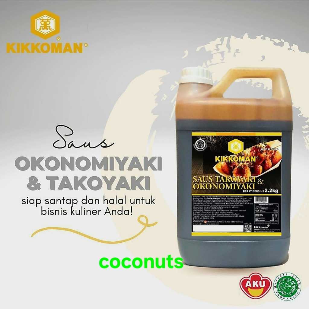 

Kikkoman Saus Takoyaki & Okonomiyaki Jerigen 2.2kg