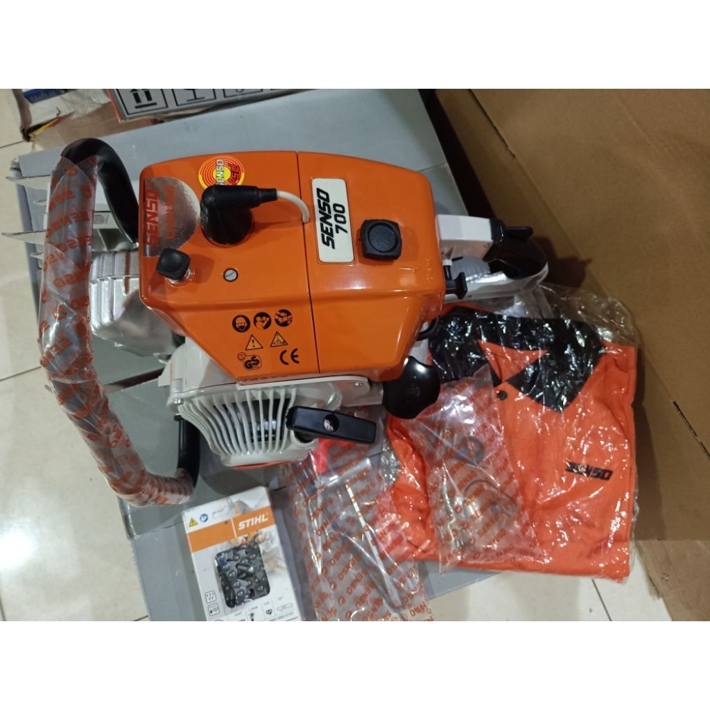 mesin gergaji senso 700  + rantai 52t 36inch chainsaw senso 700