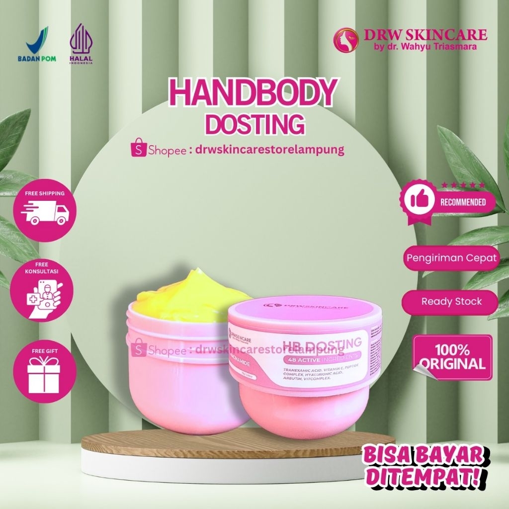 HB Dosting Drw Skincare Aman BPOM Ori Mecerahkan lebih cepat