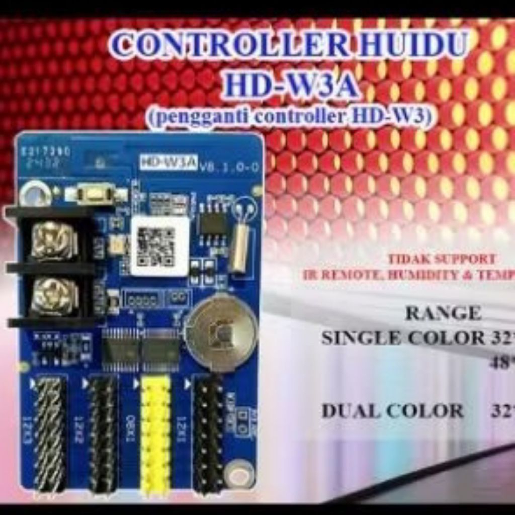 CONTROLLER WIFI LED 10P HD-W3AVERSITERBARUUPGRADE DariHD-w3HD-W003HD-03kontroller