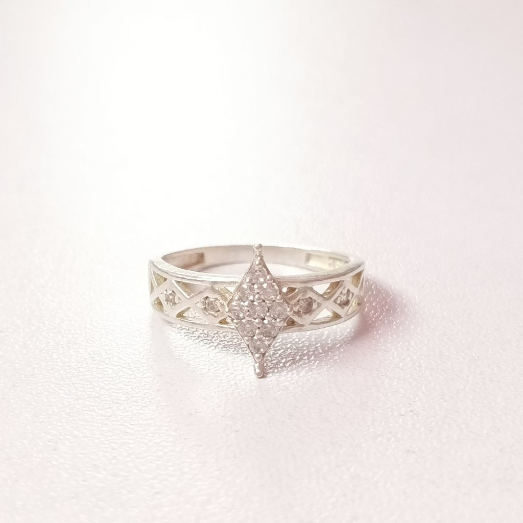 Cincin Pria Wanita Model Terbaru Perak Asli Silver 925/Cincin Terbaru Permata/Cincin Unik/Cincin Sim