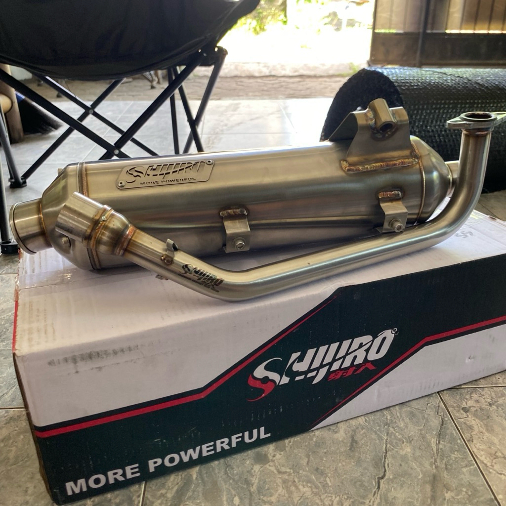 Knalpot Shijiro Standar Racing Stainless Vario 125 Vario 150 ARM NEW