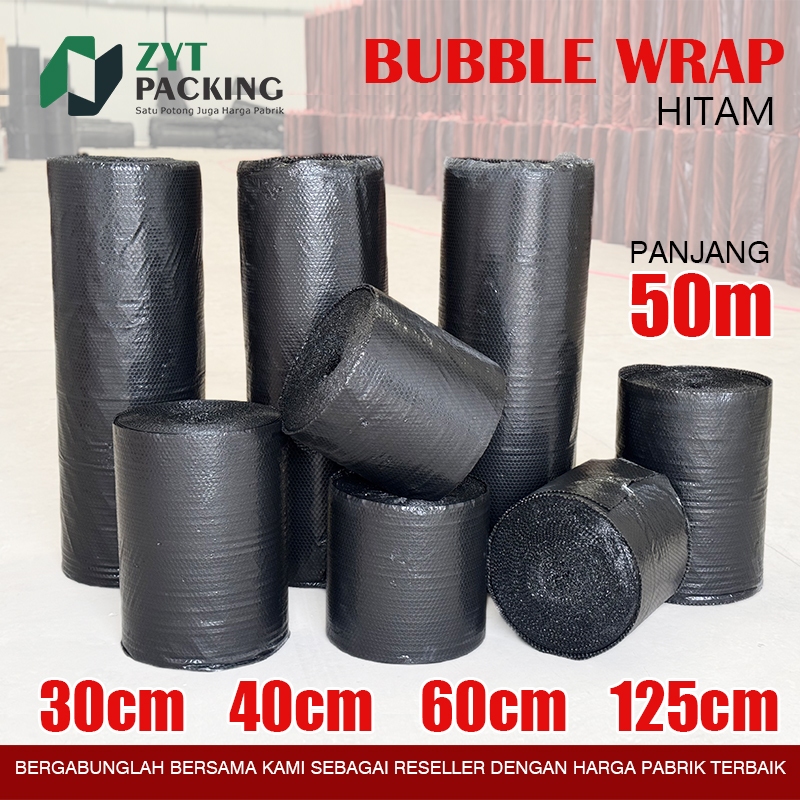

Plastik hitam Bubble Wrap 50Meter Bubblewrap Bubble Packing PREMIUM EKONOMIS ROLL
