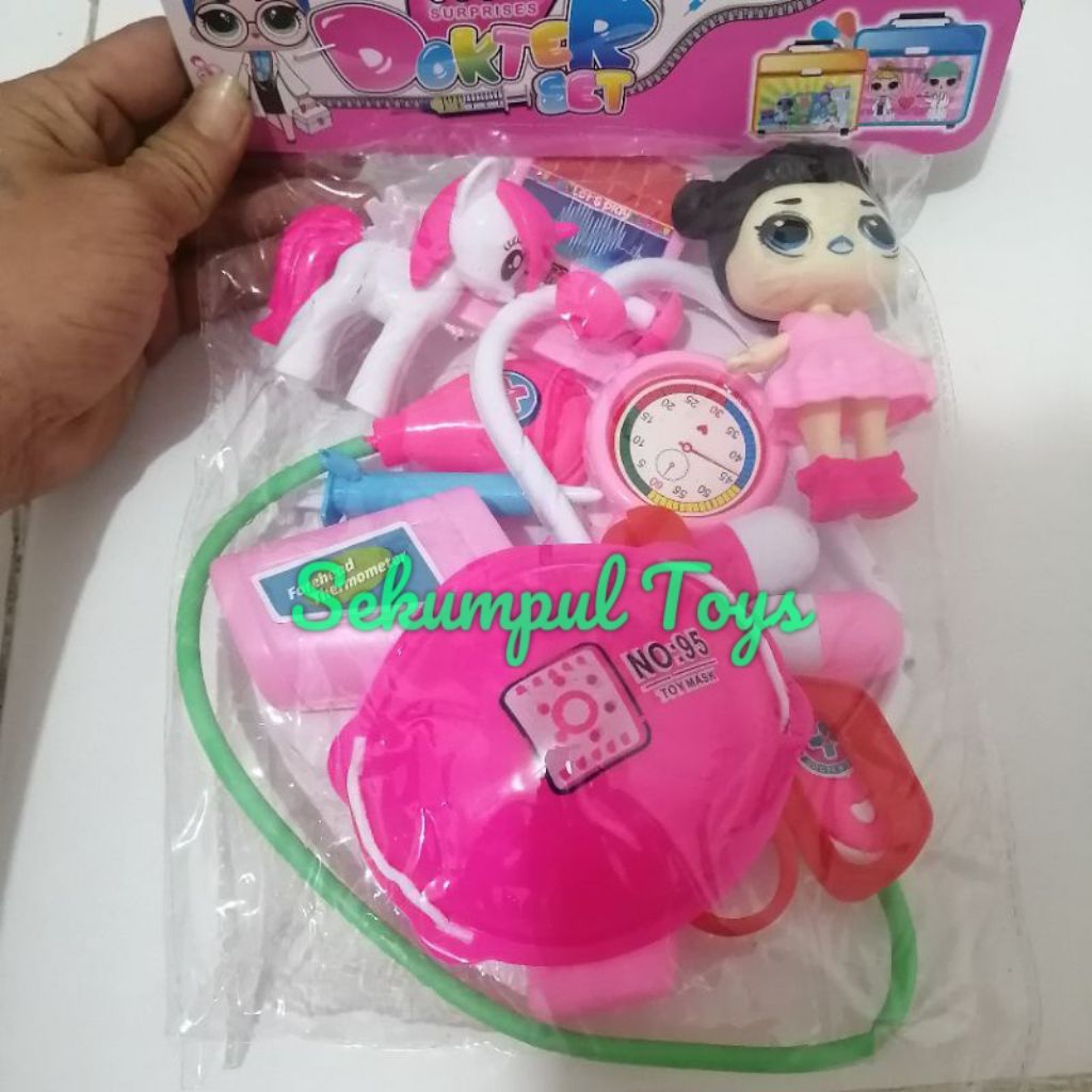 mainan termurah dokter set mc lol