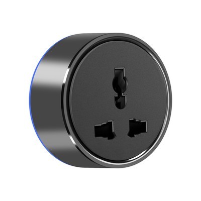 Krisbow Stop Kontak Universal Round - Hitam