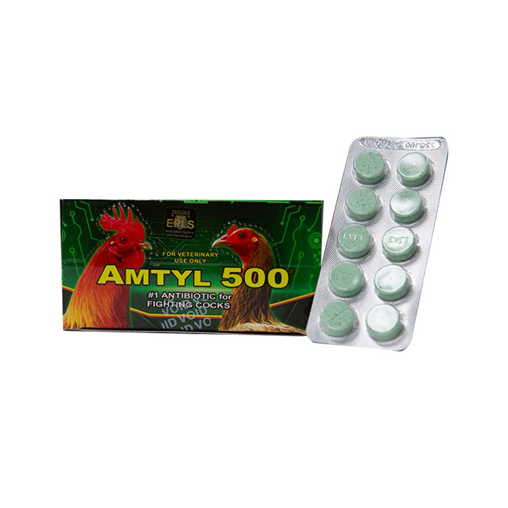 AMTYL 500 OBAT AYAM ISI 10 TABLET