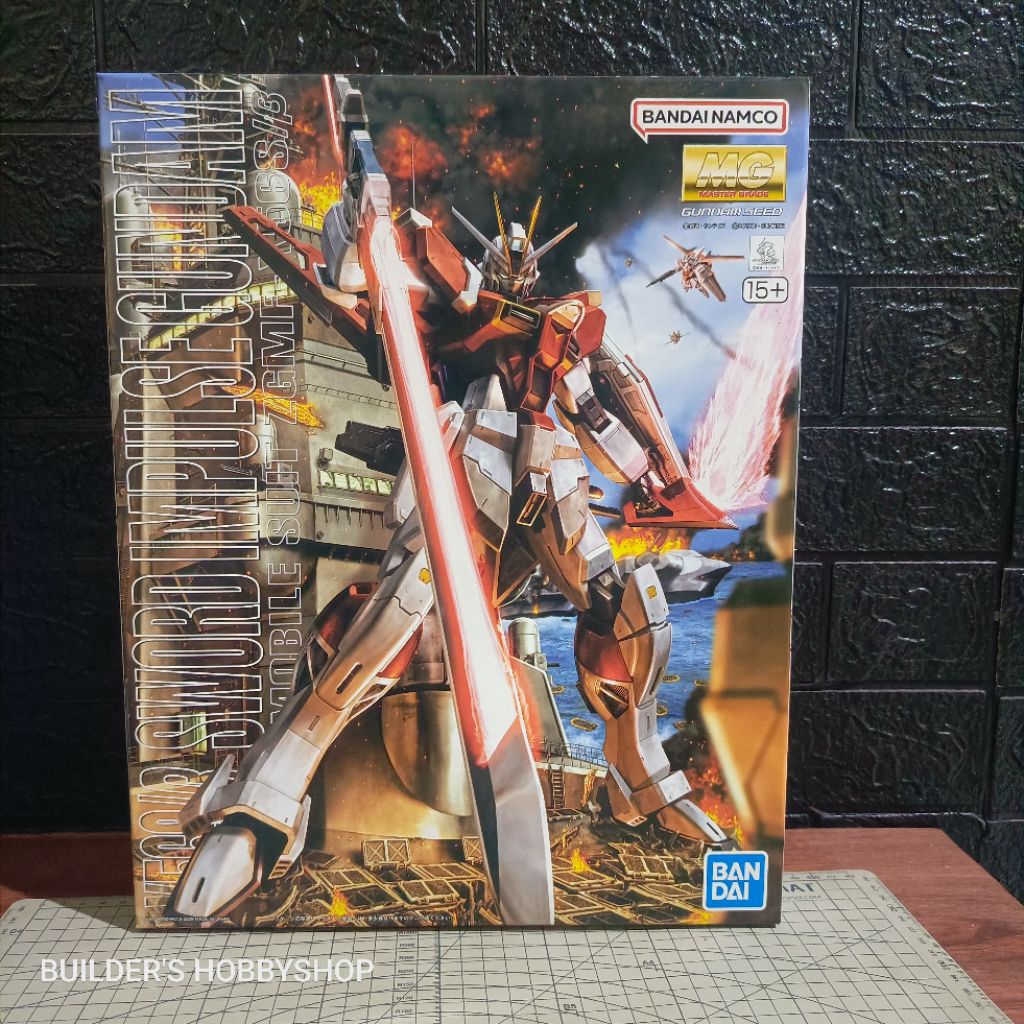 BANDAI MG 1/100 MASTER GRADE GUNPLA SWORD IMPULSE GUNDAM ORIGINAL