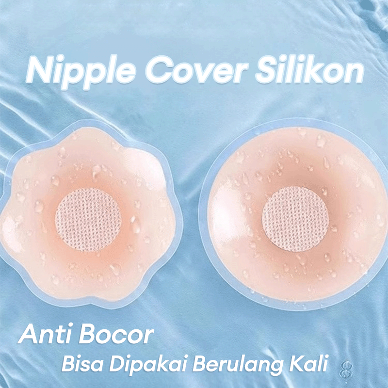 ​​Nipple Cover Silikon Anti Bocor Bisa Dipakai Berulang Kali Waterproof Reusable Invisible Bra Pad A
