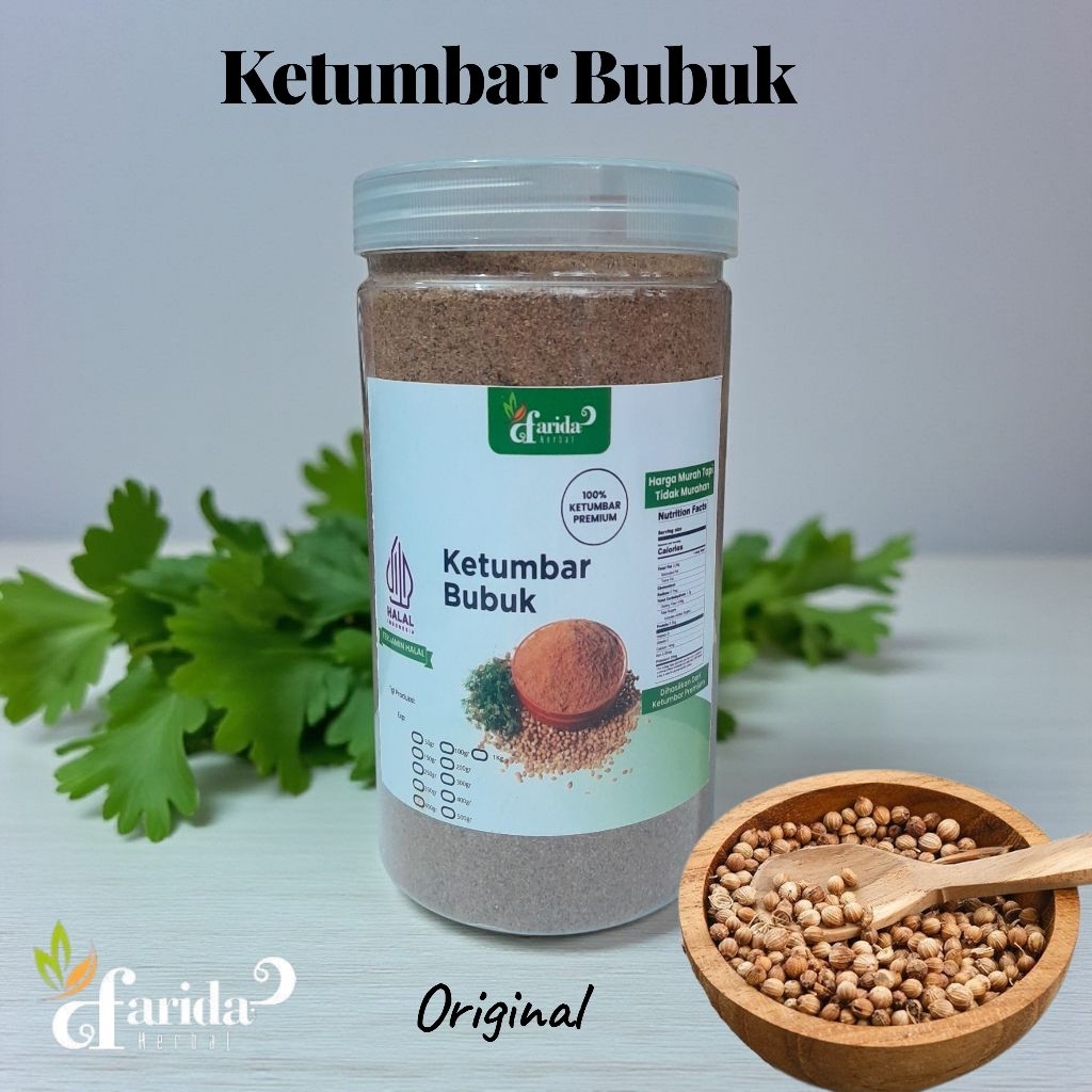 

Ketumbar Bubuk Kemasan Toples 500grm