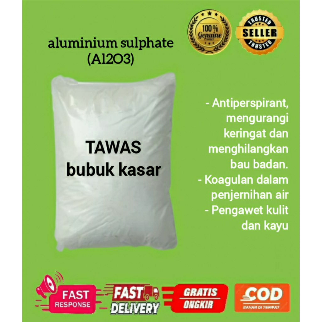 Tawas bubuk KASAR aluminium sulfat powder
