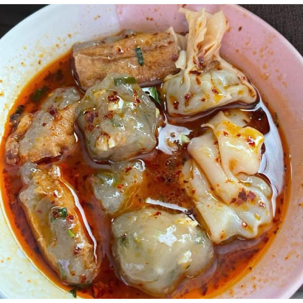 

Cirawang kuah chili oil