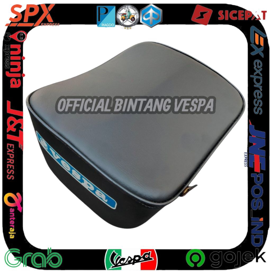 Jok belakang vespa super px sprint exclusive asli merk mg