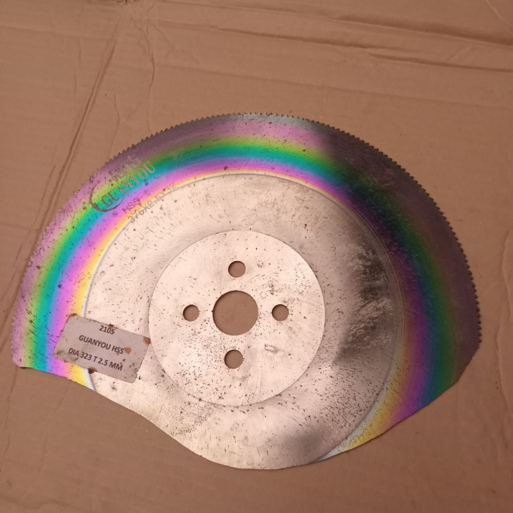 Circle Saw Baja HSS Diameter 323 mm Tebal 2.5 mm Bahan Pisau Seset, Bahan Pisau Dapur, Bahan Pisau, 