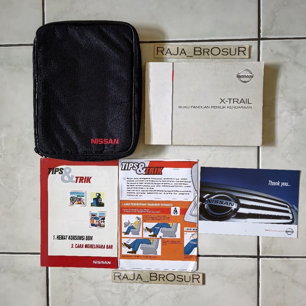 Buku Panduan Pedoman Pemilik Kendaraan Owners Manual Book Nissan XTrail X Trail T31 2008-2013 Free t
