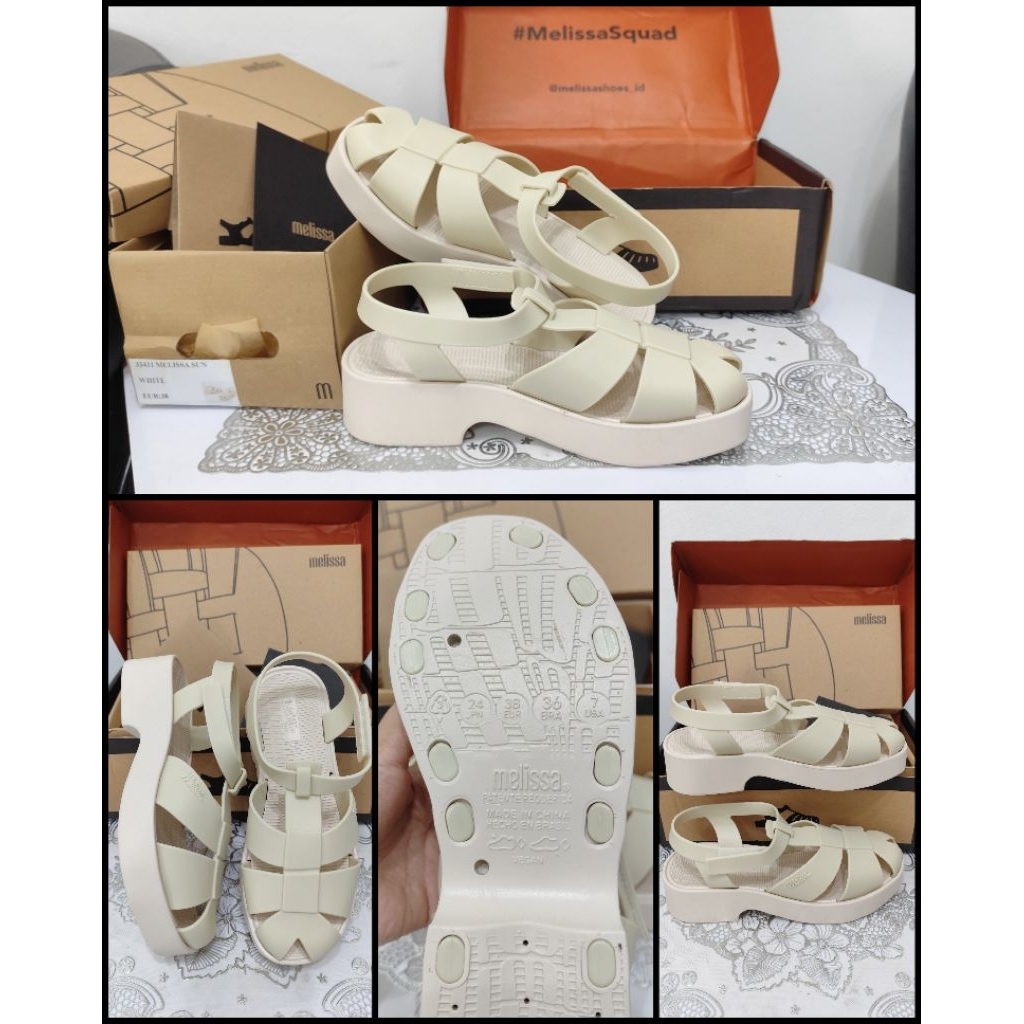 MELISSA SUN WAVES - BEIGE  |  Sepatu Sandal Melissa