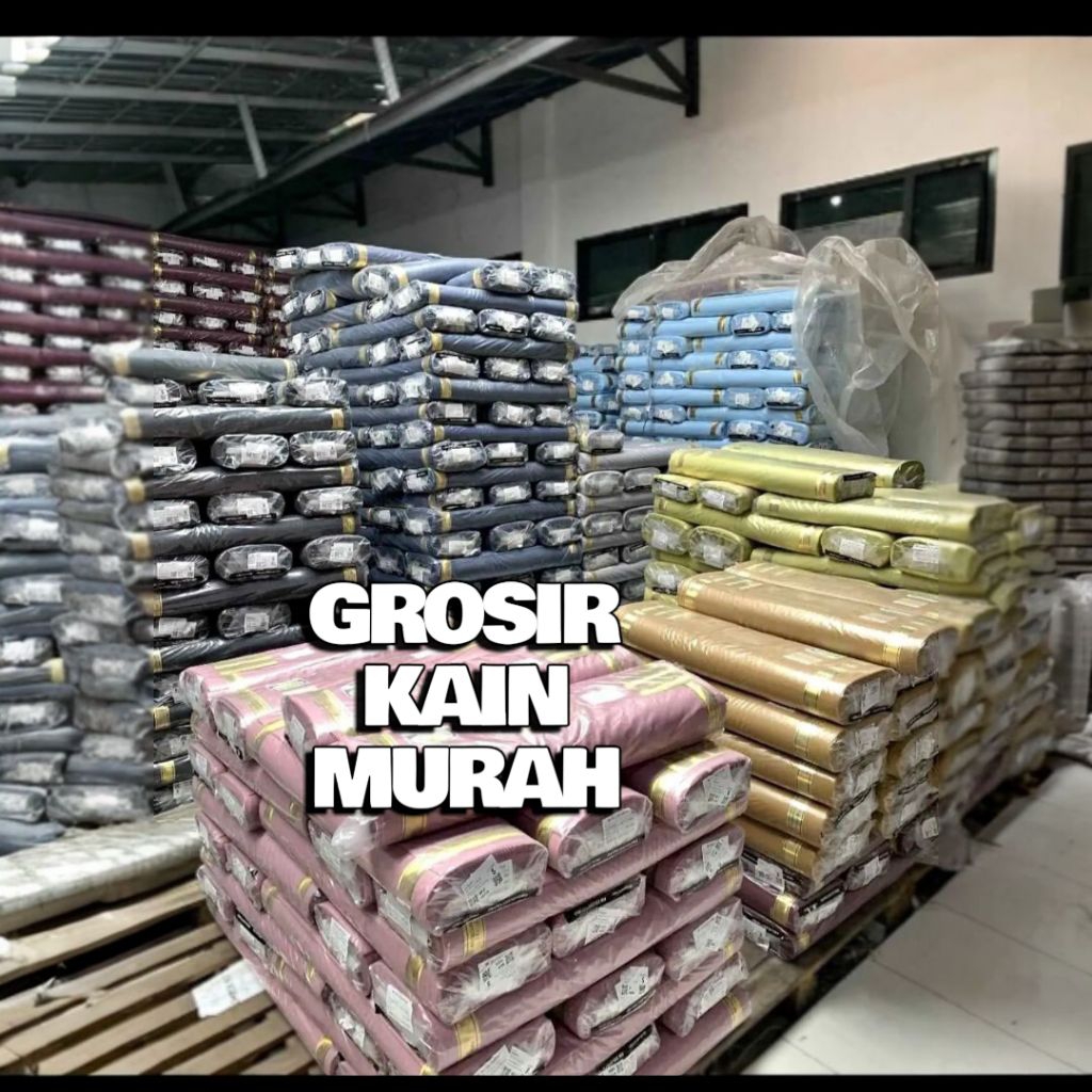 Variasi 2 (PER 1 ROLL) KAIN TOYOBO KHUSUS 4 WARNA Katun toyobo