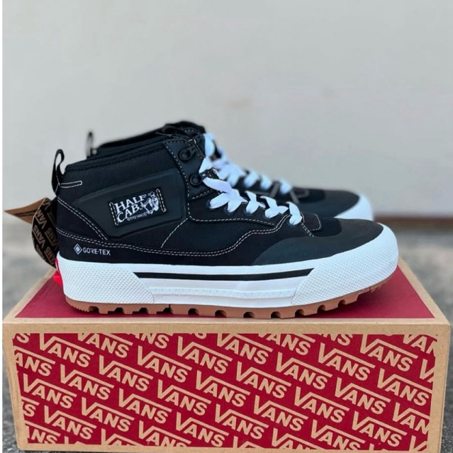 Vans Half Cab Gore-Tex MTE 3 Black White Original Resmi Store