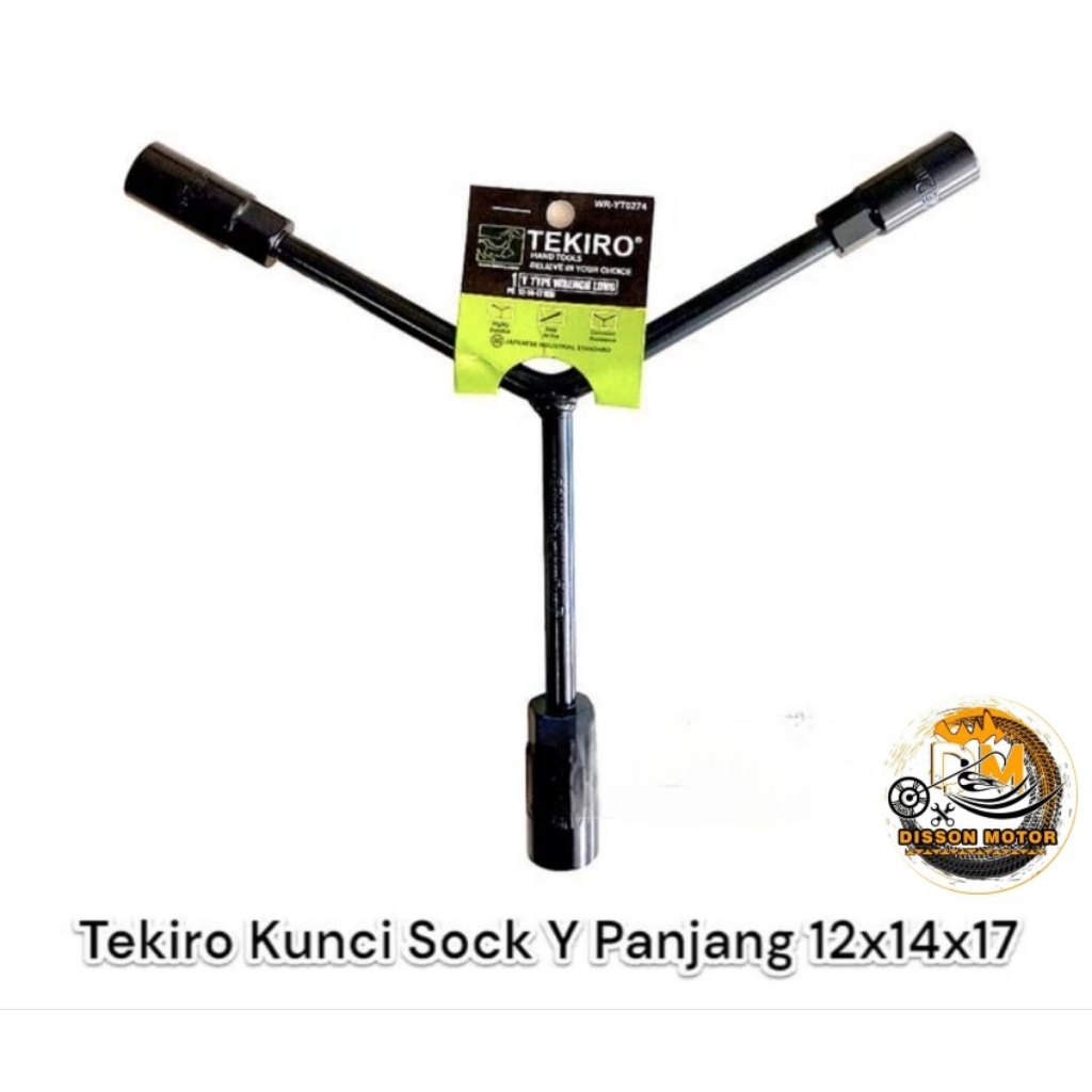 Kunci Y Tekiro Panjang 8×10×12 - 10×12×14 - 12×14×17 Kunci Sock Tekiro Panjang