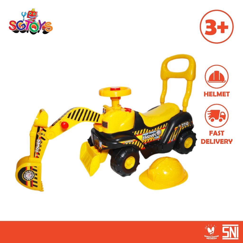 SG TOYS MPS 770 MAINAN TRUCK ESKAVATOR / MOBIL TUNGGANGAN ESKAVATOR