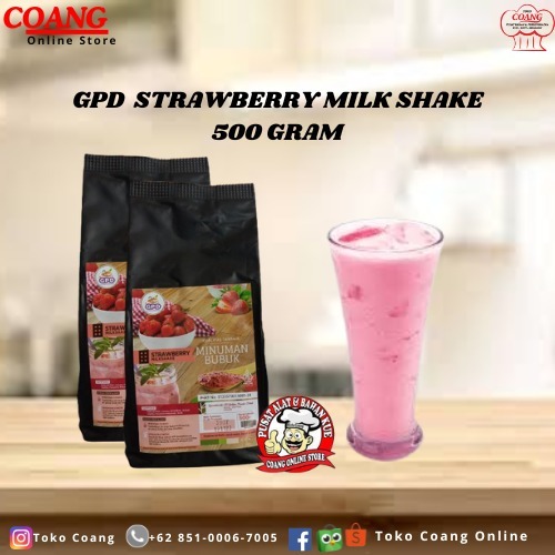

GPD STRAWBERRY MILK SHAKE 500 GR