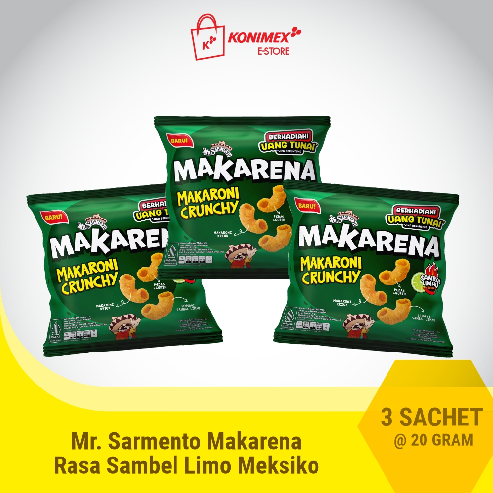Mr Sarmento Makarena Sambal Limo 20gr 3 sachet