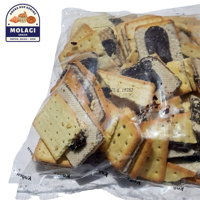 CHUNK SC03 300g Biskuit Khong Guan Kogen / Saltcheese Cokelat Combo Broken Patahan - Molagi Snack