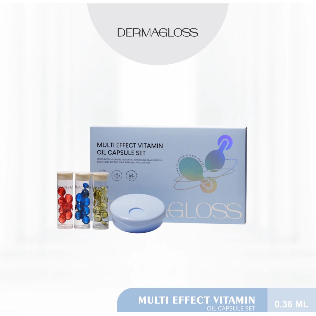 DERMAGLOSS HYPER PUMPLING VITAMIN POWER OIL CAPS SET