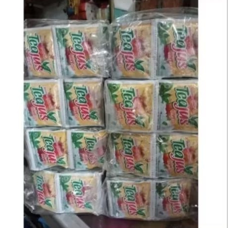 

TeaJus Minuman Serbuk gula batu 1 Pak isi 6 Renceng ( 60 Sachet )