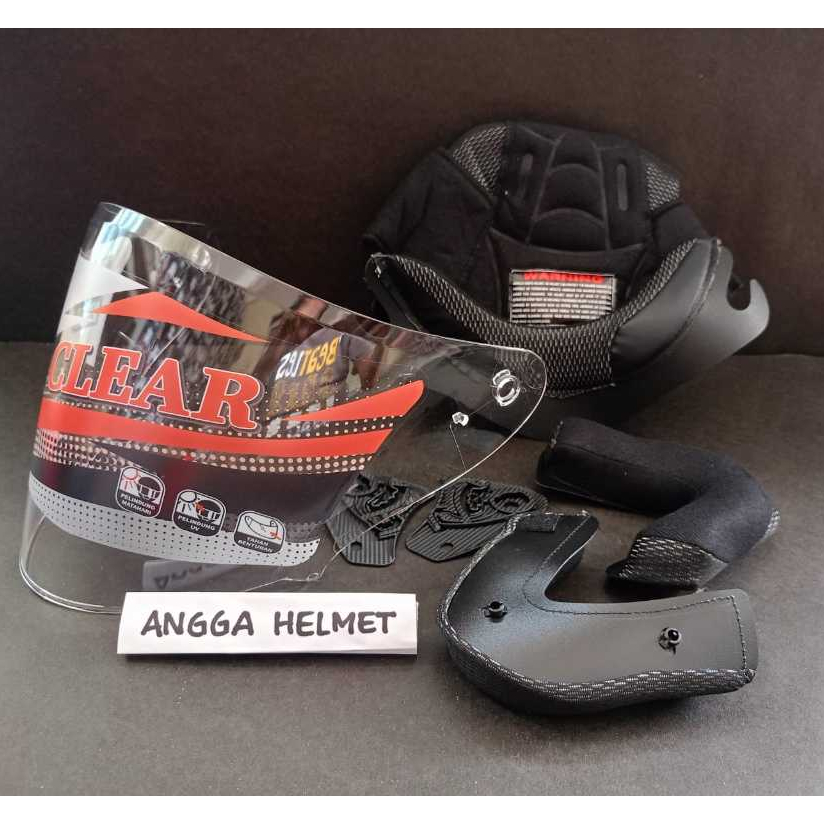 BUSA HELM KYT GALAXY SLIDE + KACA HELM  FLAT & RACHET KYT GALAXY SLIDE