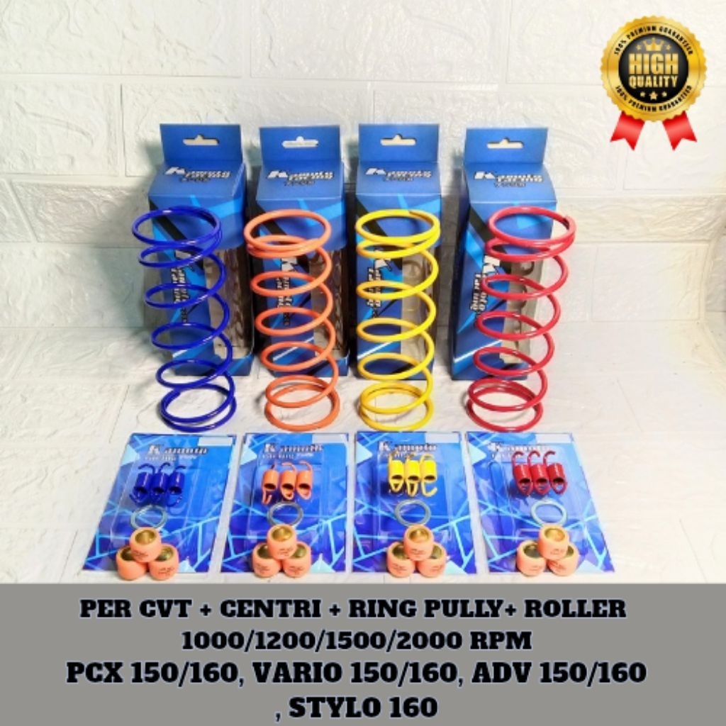 PAKET PER CVT+CENTRI+RING PULLY+ROLLER PCX 150/160 ADV 150/160 VARIO 150/160 STYLO 160