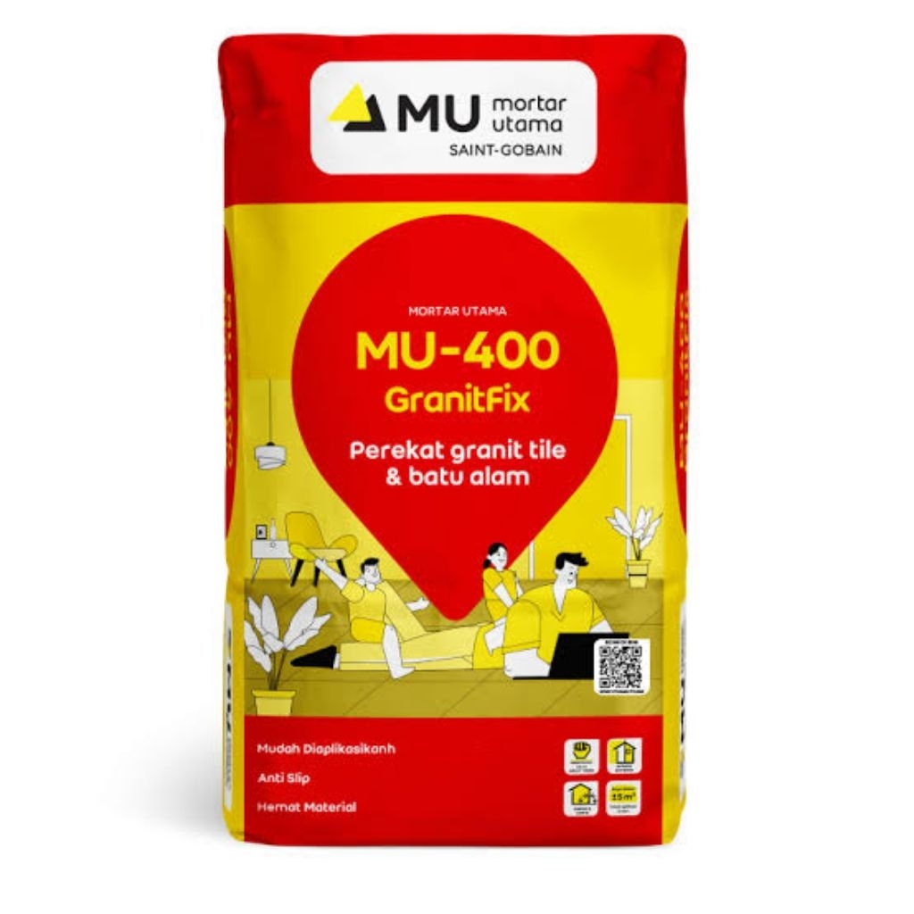 MU 400 GRANITFIX / PEREKAT KERAMIK DAN BATU ALAM ( 1KG )
