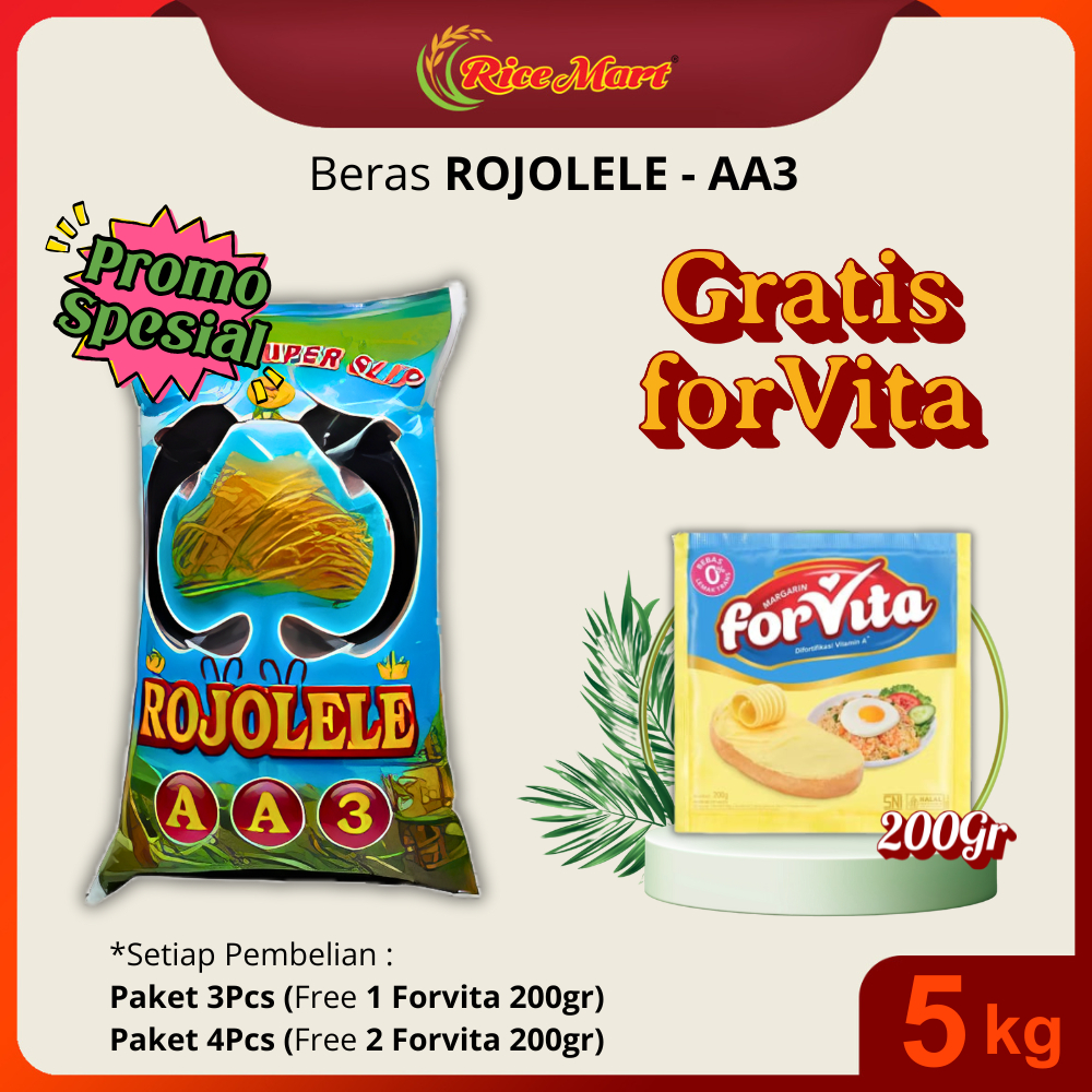 

Beras Rojolele Super Asli AA3 - 5 KG