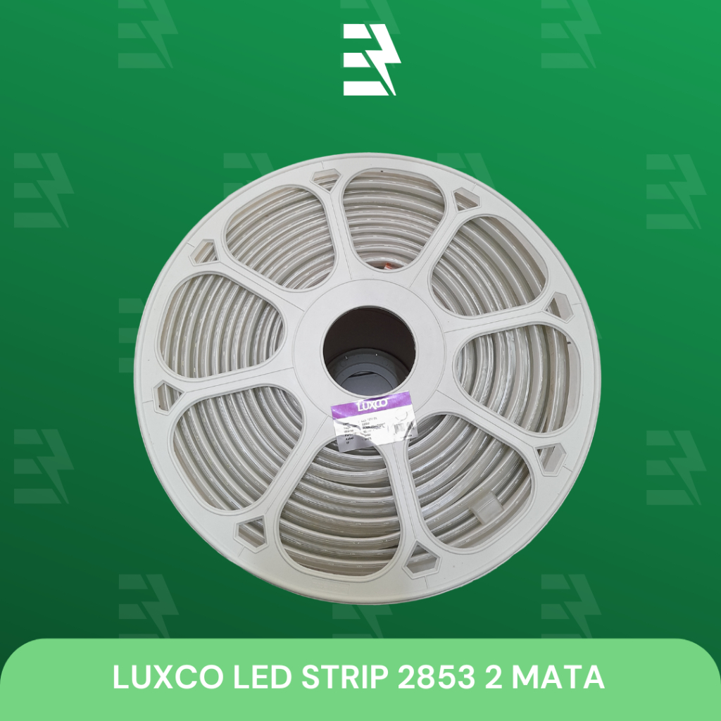 (Ecer per 1 Meter) Lampu LED Strip LUXCO LLS-1211 2835 Double Eye 120LED/Meter IP65