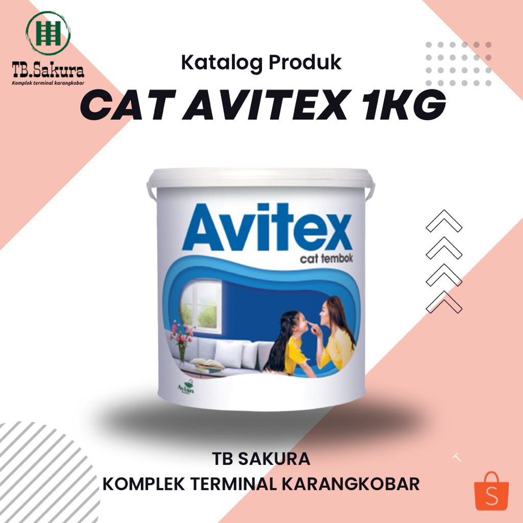 CAT TEMBOK AVITEX 1KG