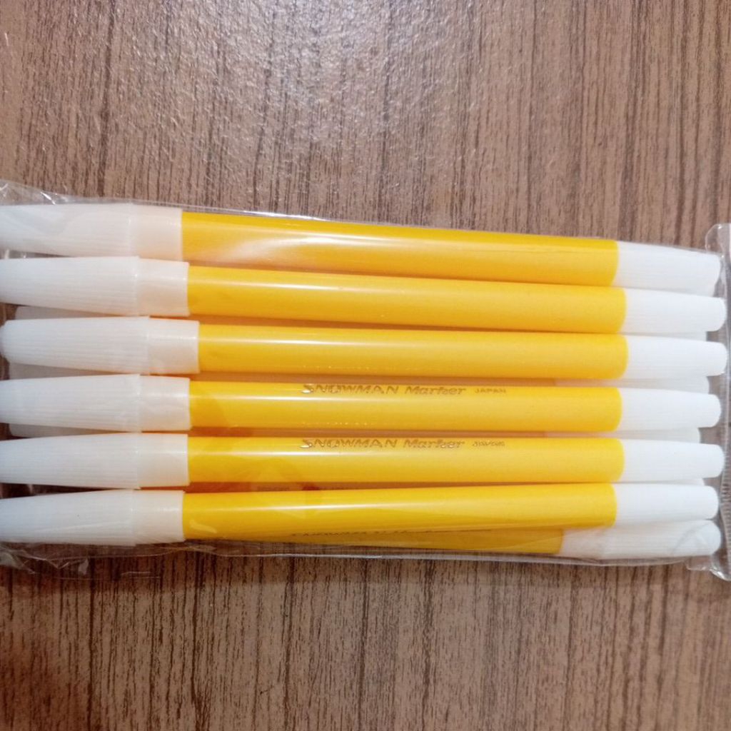 SNOWMAN MARKER LOSS YELLOW