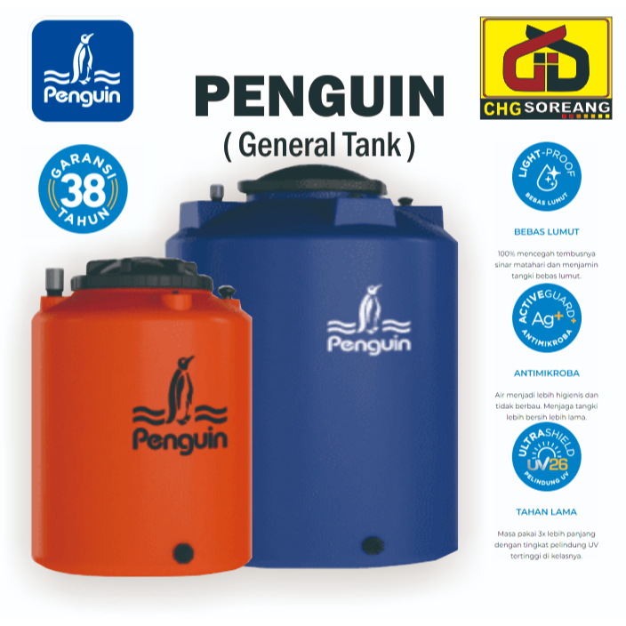 (AREA BANDUNG) TOREN PENGUIN TB GENERAL TANK / TANGKI AIR PENGUIN TB
