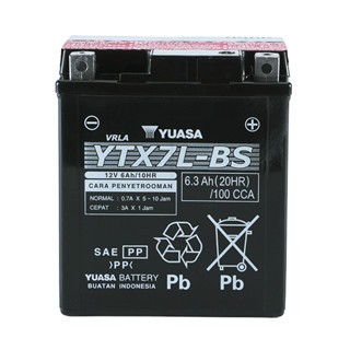 AKI MOTOR Yuasa MF YTX7L-BS 12V/6AH