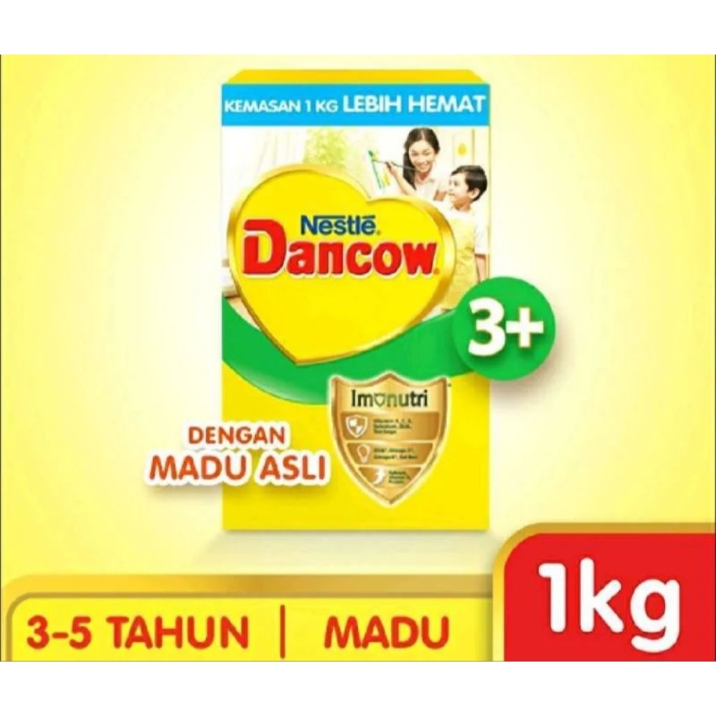 Dancow 3+ madu / vanila 1000 gram