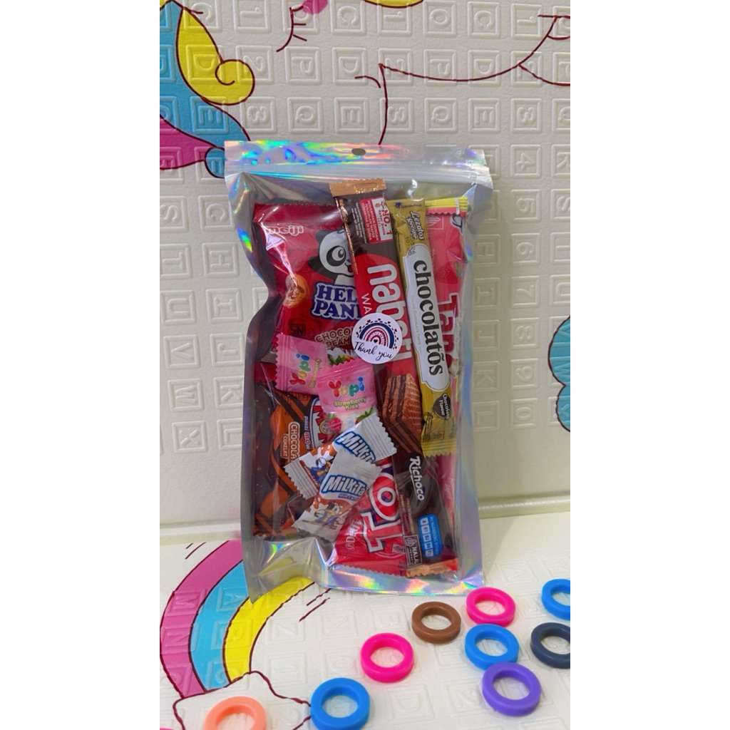 Bucket mini snack ulang tahun/perpisahan/hampers/parcel