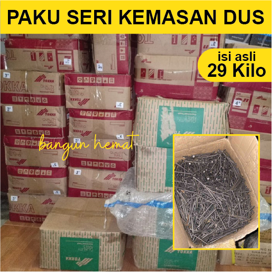 Paku Seri Kayu 1 Dus Paku Besi untuk Pertukangan