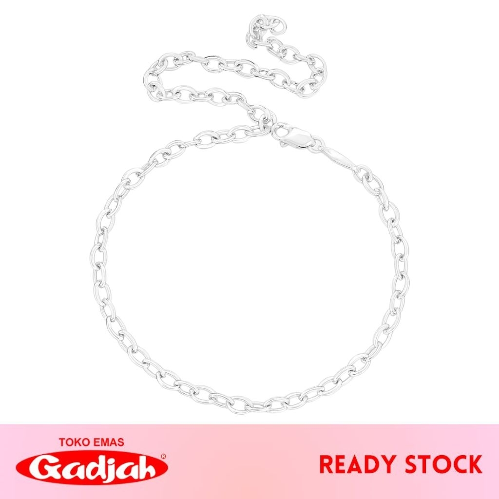 Gelang Emas Kaki Siem White Gold - Toko Emas Gadjah