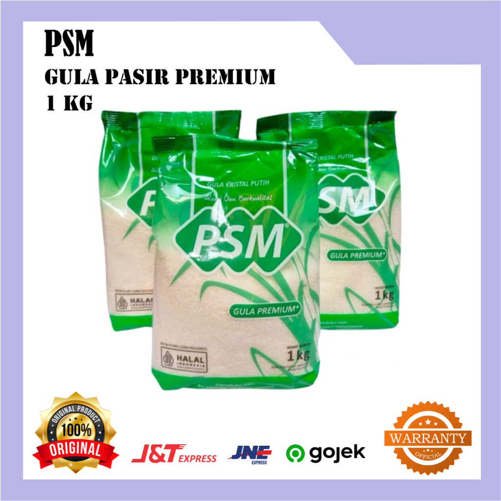 

Gula Pasir Premium PSM 1 Kg
