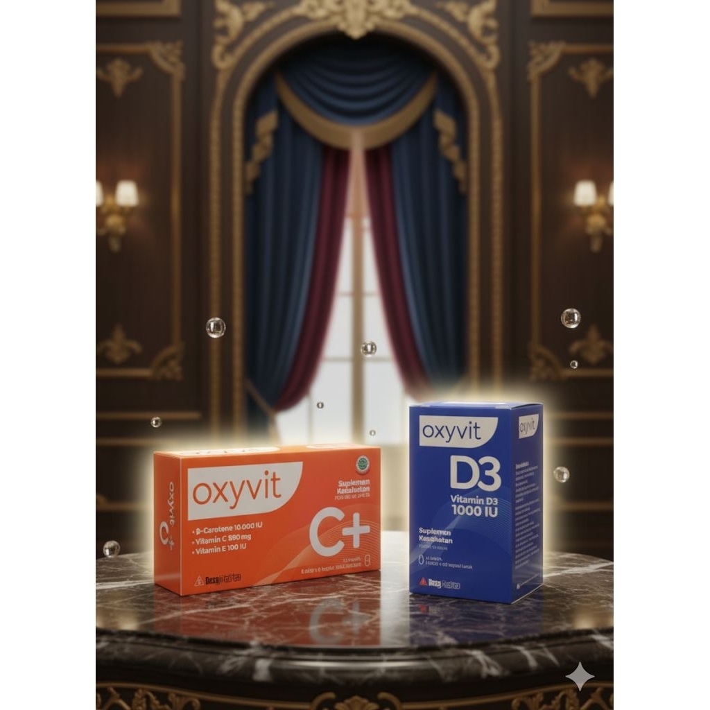 vitamin c+ & D3 oxyvit (paket)