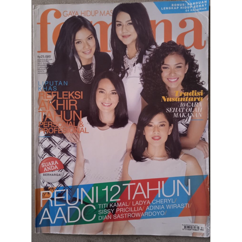 Majalah Femina No. 51/XLII/27 Desember 2014 - 2 Januari 2015