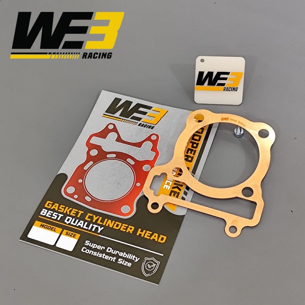 Paking Blok Paking Head Tembaga Mio Soul Mio Smile Sporty Fino Packing Head Perpak Gasket WE3 Racing