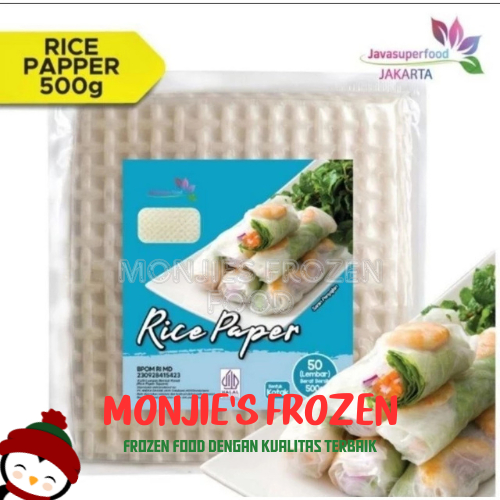 

RICE PAPER KOTAK Isi 50 500gr - Kulit Lumpia Vietnam Rice Paper - Rice roll spring roll - kertas beras vietnam